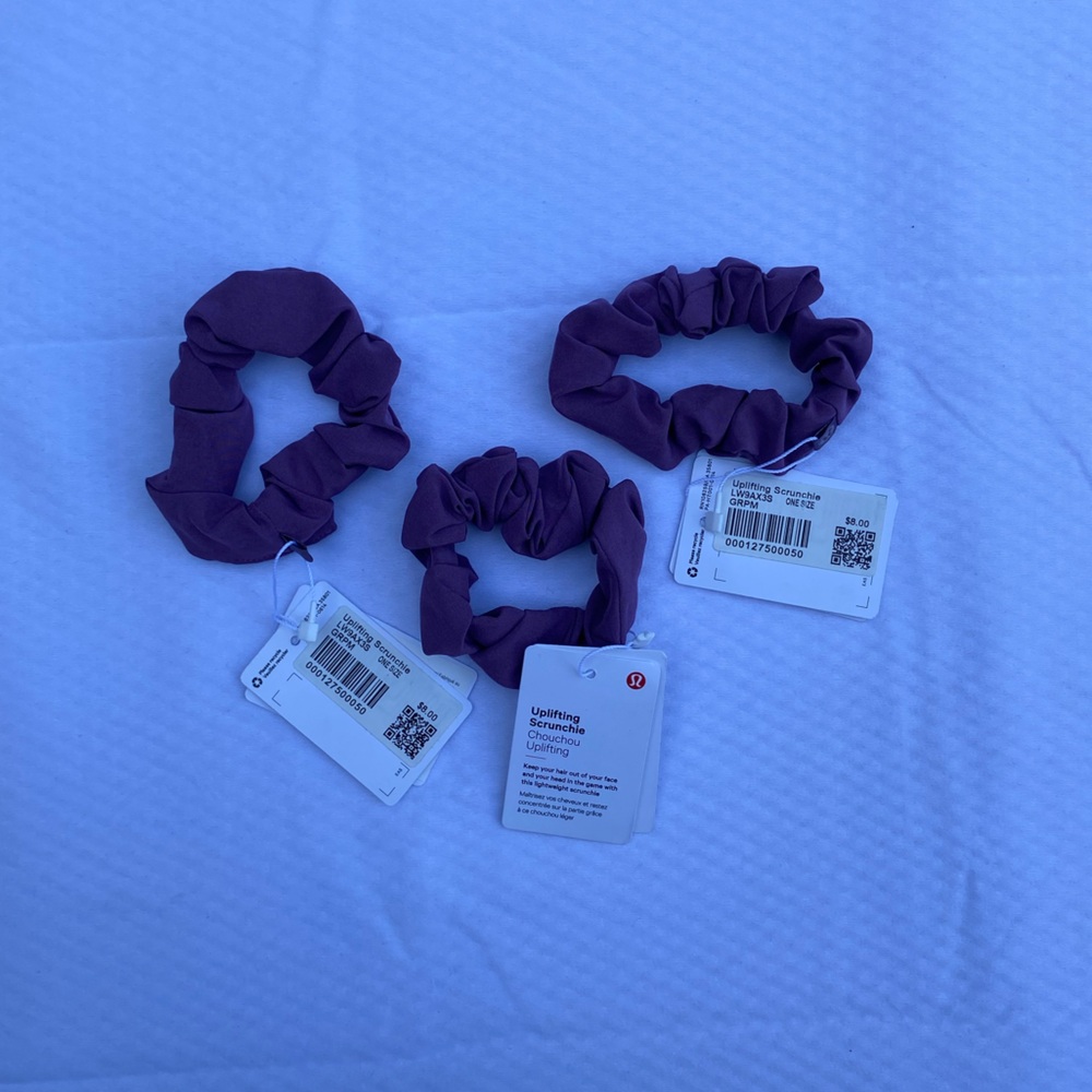 Lululemon Uplifting Scrunchies 3 pcs - Picture 2 of 4